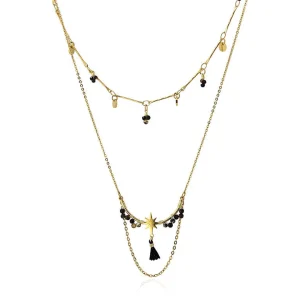 Outlet Collana Donna In Acciaio A Doppio Filo Gioielli | COA961N Donna Gioielli Moda Donna