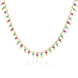 Hot Collana Donna In Acciaio Con Pietre Gioielli | BCO101H Donna Gioielli Moda Donna