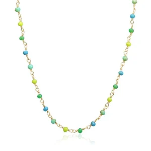 New Collana Donna In Acciaio Con Pietre Gioielli | BCO173E Donna Gioielli Moda Donna