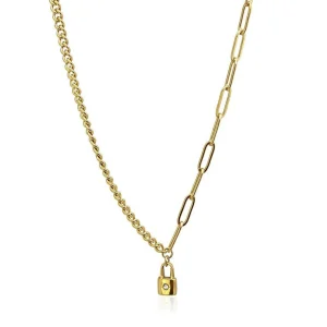 Best Collana Donna In Acciaio Con Lucchetto Gioielli | BCO155D Donna Gioielli Moda Donna