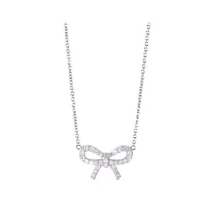 Fashion Collana Donna In Argento Fiocco Gioielli | 253124 Donna Gioielli Moda Donna