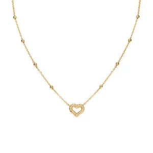 Outlet Collana Donna In Argento Con Cuore Gioielli Coccole | CLGOCUG3 Donna Gioielli Moda Donna