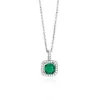 Online Collana Donna In Argento E Smeraldo Verde Gioielli | 553035 Donna Gioielli Moda Donna
