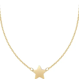 Online Collana Donna In Oro Con Stella Gioielli | AU9CLSTG3 Donna Gioielli Moda Donna