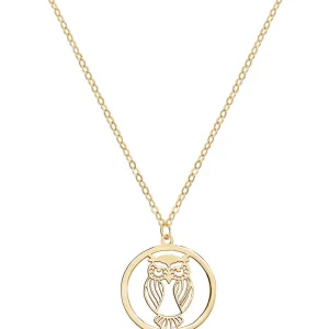 New Collana Donna In Oro Con Gufo Gioielli | AU9CLGUG3 Donna Gioielli Moda Donna