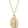 Outlet Collana Donna In Oro Con Sacra Madonna Gioielli | AU9CLMIG1 Donna Gioielli Moda Donna
