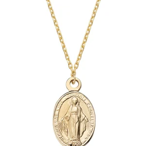 Outlet Collana Donna In Oro Con Sacra Madonna Gioielli | AU9CLMIG1 Donna Gioielli Moda Donna