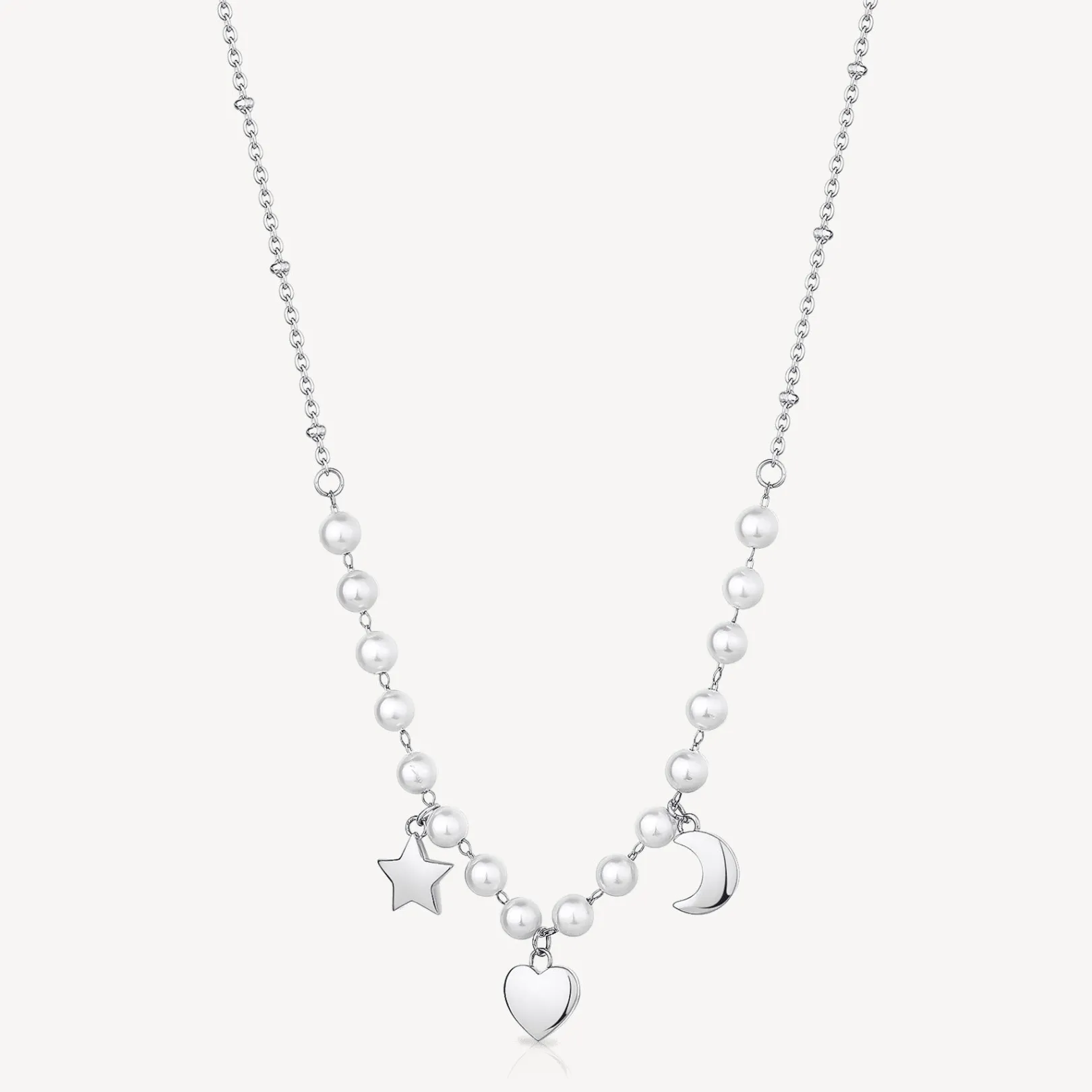 collana_donna_luna_stella_0-2.webp Fashion Collana Donna Luna Stella Cuore Gioielli Chant | BAH79 Donna Gioielli Moda Donna