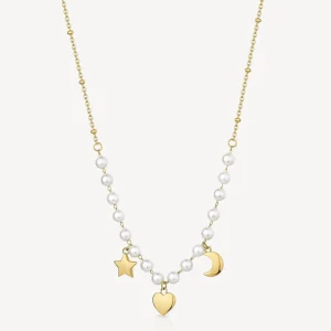 Online Collana Donna Luna Stella Cuore Gioielli Brosway Chant | BAH80 Donna Gioielli Moda Donna