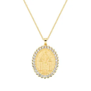 New Collana Donna Medaglia Medjugorie Gioielli | CLMDGBZ Donna Gioielli Moda Donna
