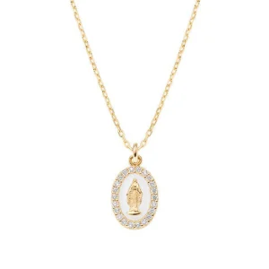 Hot Collana Donna Mini Medaglia Miracolosa Gioielli | CLMISMGB Donna Gioielli Moda Donna