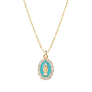 Sale Collana Donna Mini Medaglia Miracolosa Gioielli | CLMISMGPE Donna Gioielli Moda Donna