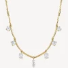 Discount Collana Donna Placcata Oro Con Zirconi Gioielli Brosway Affinity | BFF181 Donna Gioielli Moda Donna
