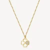 Fashion Collana Donna Quadrifoglio Gioielli Chakra | BHKN092 Donna Gioielli Moda Donna