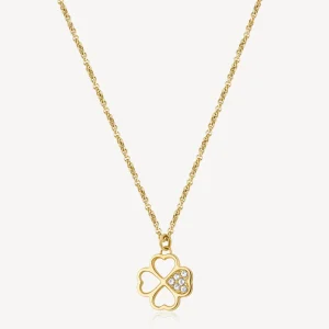 Fashion Collana Donna Quadrifoglio Gioielli Chakra | BHKN092 Donna Gioielli Moda Donna