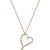 Best Collana Donna Ribbon Mini Cuore Gioielli | BBN08 Donna Gioielli Moda Donna