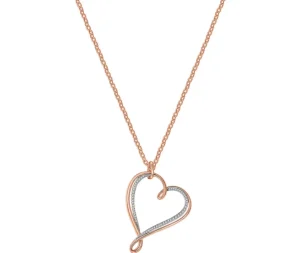 Best Collana Donna Ribbon Mini Cuore Gioielli | BBN08 Donna Gioielli Moda Donna