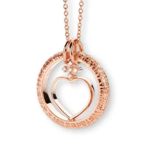 Fashion Collana Donna Cor In Argento Rosato | TECB109XBDR Donna Gioielli Moda Donna