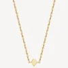 Discount Collana Essential Dorata Con Piastrina Centrale Brosway | BNL044 Donna Gioielli Moda Donna