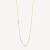 New Collana Essential Lunga In Acciaio Finitura Dorata Brosway 440mm | BNL026 Donna Gioielli Moda Donna