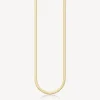 Best Collana Essential Snake Finitura Dorata Brosway 560mm | BNL018 Donna Gioielli Moda Donna