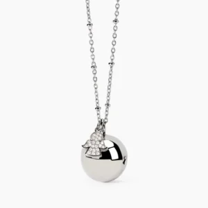 Online Collana In Acciaio Con Chiama Angeli | 251964 Donna Gioielli Moda Donna