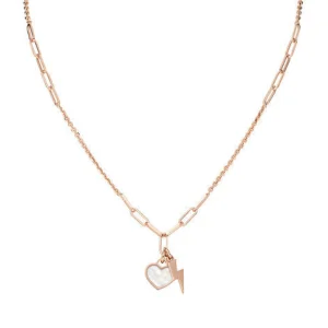 Outlet Collana In Argento " Cuore E Fulmine" Gioielli Le Madreperle | CLMPCURB Donna Gioielli Moda Donna