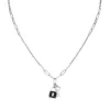 Best Collana In Argento "Chiave E Lucchetto" Gioielli Le Madreperle | CLMPLUBN Donna Gioielli Moda Donna