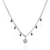 Fashion Collana In Argento Con Cuore Goielli Romance | CLCBNZ Donna Gioielli Moda Donna