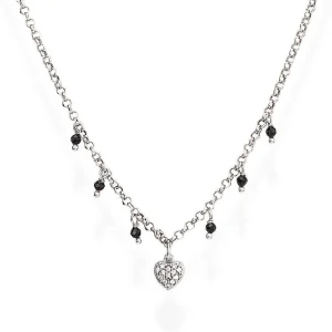 Fashion Collana In Argento Con Cuore Goielli Romance | CLCBNZ Donna Gioielli Moda Donna