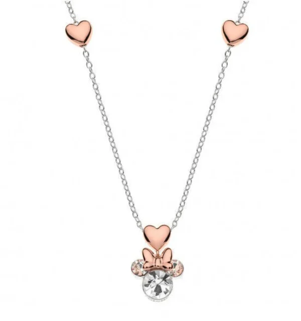 Outlet Collana In Argento Da Bimba Minnie Gioielli | NS00016TRWL-157 Gioielli Moda Bimbi