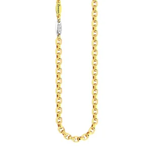 Discount Collana In Oro Giallo E Bianco | UC042GB-50 Uomo Gioielli Uomo