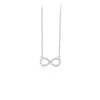 New Collana Infinito In Argento E Zirconi Gioielli | 553109 Donna Gioielli Moda Donna