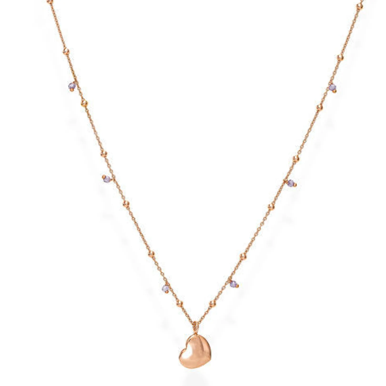 collana_lunga_amen_con_cu_0.webp Best Collana Lunga Con Cuore Bombato | CLCURL1 Donna Gioielli Moda Donna