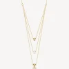 Fashion Collana Multifilo Dorata In Acciaio E Perle Di Conchiglia Perfect Brosway | BPC08 Donna Gioielli Moda Donna