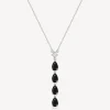 New Collana Pendente Zirconi Mystery Black Gioielli Fancy | FMB115 Donna Gioielli Moda Donna