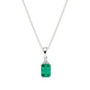 New Collana Princess Con Zirconi Verdi E Bianchi | CLBABBVZ Donna Gioielli Moda Donna