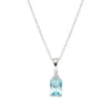 Clearance Collana Princess Con Zirconi Acqua Marina E Bianchi | CLBABBACZ Donna Gioielli Moda Donna
