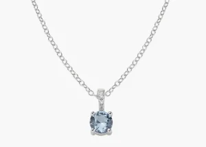 Hot Collana Punto Luce Acquamarina | CLCIPBBACZ Donna Gioielli Moda Donna