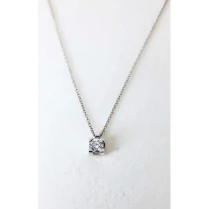 Fashion Collana Punto Luce Con Diamante Ct. 0,37 Nardelli Gioielli | CL002VS Donna Gioielli Donna
