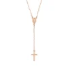 Sale Collana Rosario Cristalli Latte Gioielli | CRO10RBI4 Donna Gioielli Moda Donna