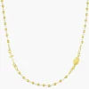 Outlet Collana Rosario Girocollo Dorato |  CROG3 Donna Gioielli Moda Donna