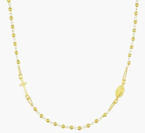 Outlet Collana Rosario Girocollo Dorato |  CROG3 Donna Gioielli Moda Donna