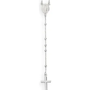 Online Collana Rosario In Argento Gioielli Rosari | CRO25B Donna Gioielli Moda Donna