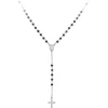 Discount Collana Rosario In Argento Gioielli Rosari   | CROBG4 Donna Gioielli Moda Donna | Gioielli Moda Uomo