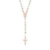 Sale Collana Rosario Multicolore Gioielli Amen Rosari | CRO10RCVT4 Donna Gioielli Moda Donna