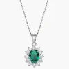Sale Collana Royal Lady Zircone Verde | CLLDGBBVE Donna Gioielli Moda Donna