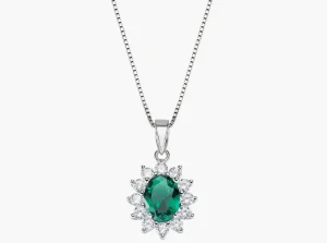 Sale Collana Royal Lady Zircone Verde | CLLDGBBVE Donna Gioielli Moda Donna