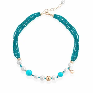 New Collana Sophie Summer Con Perle Glamour | LGNK549.5 Donna Gioielli Moda Donna