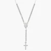 Discount Collana Stile Rosario con Tennis Bianco |  CLCRMIBBZ4 Donna Gioielli Moda Donna
